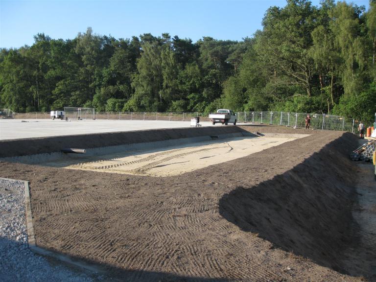 Zufahrt zur Baustelle