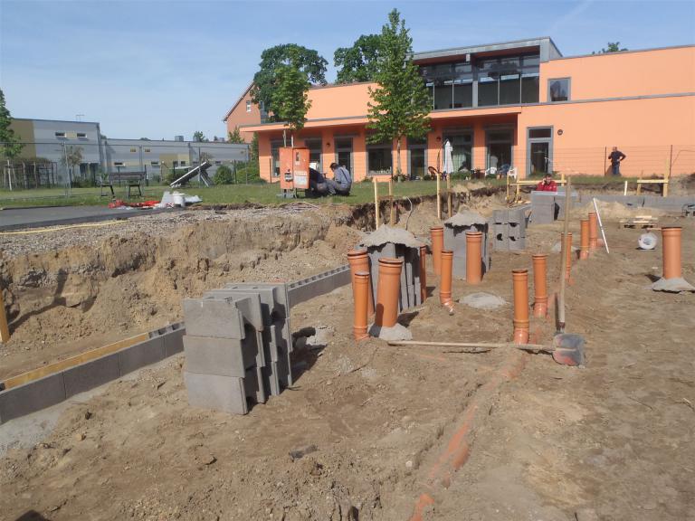 Vorbereitung der Versorgungsanschlüsse