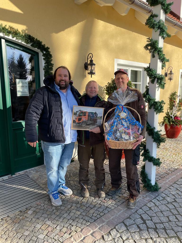 Mitarbeiter gteht in den Ruhestand